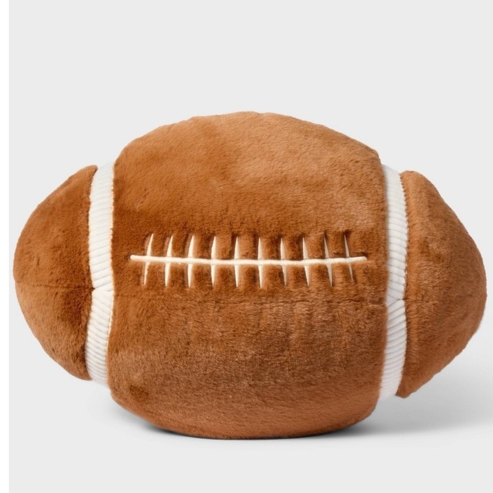 Gigglescape Target Brown Plush Football Stuffed Toy 18 Inch Soft Sport Decor NEW